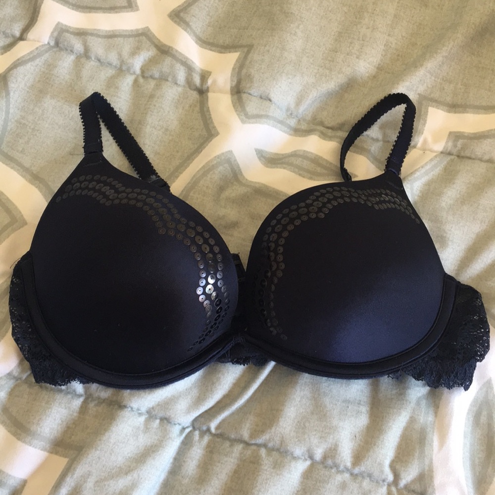 Aerie Navy Blue push-up bra w/ Convertible Straps